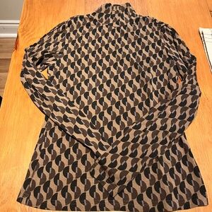 Frank and Oak Patterned Turtleneck in Size Small